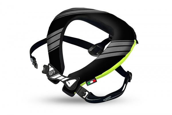 Motocross neck support Bulldog for kids black and neon yellow - Neck supports - PC02446 - UFO Plast