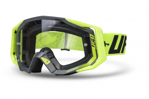 Motocross Mystic goggle black and neon yellow - Glasses - OC02253-E - UFO Plast