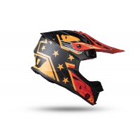 Motocross Intrepid helmet black, red and orange - NEW PRODUCTS - HE152 - UFO Plast