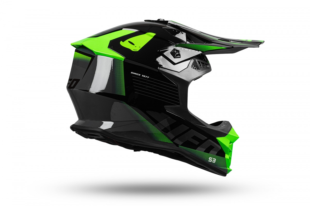 Motocross Intrepid helmet black and 