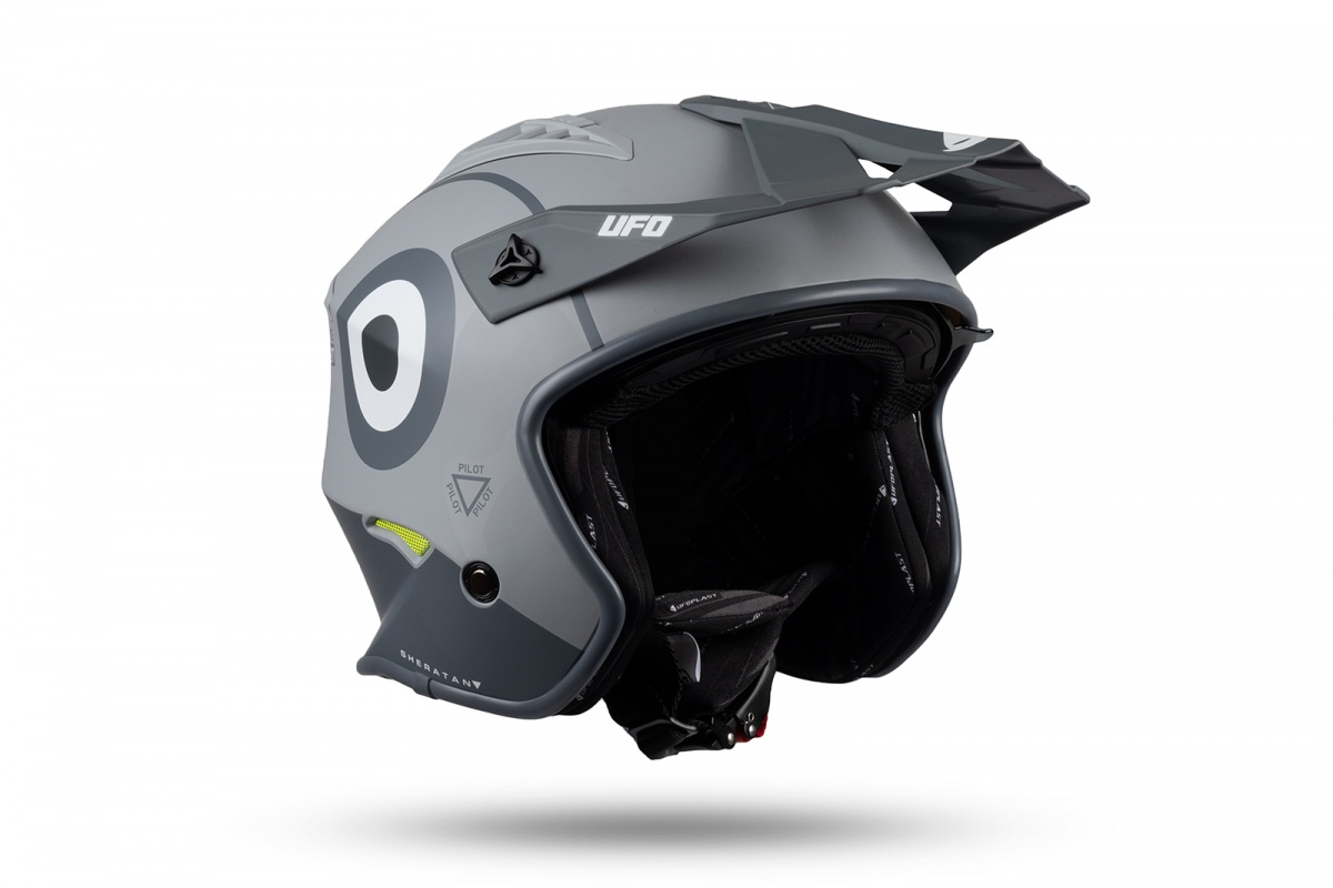 Jet helmet Sheratan gray - NEW PRODUCTS - HE148 - UFO Plast