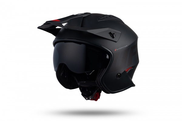 Jet helmet Sheratan black - NEW PRODUCTS - HE151 - UFO Plast