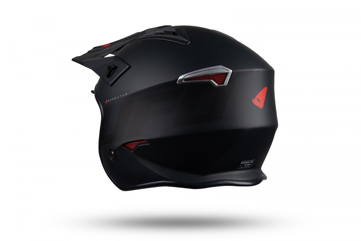 Casco jet Sheratan nero - UFO Plast