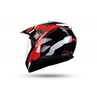 Casco Motocross enduro Aries nero e rosso - PROTEZIONI - HE163 - UFO Plast