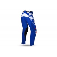 Pantaloni motocross Takeda blu, bianco e rosso - ADULTO - PI04503-CB - UFO Plast