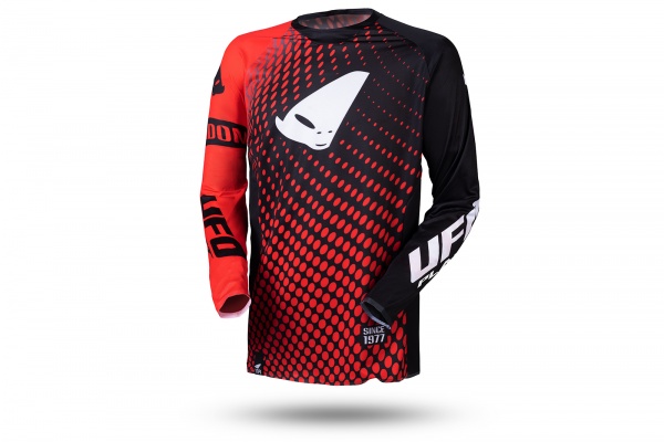 Slim Radom motocross jersey black and red - NEW PRODUCTS - MG04489-B - UFO Plast