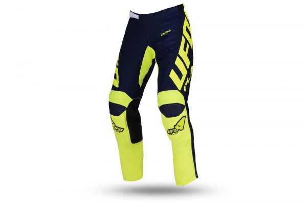 Motocross Kimura pants blue and neon yellow - NEW PRODUCTS - PI04491-NDFLU - UFO Plast