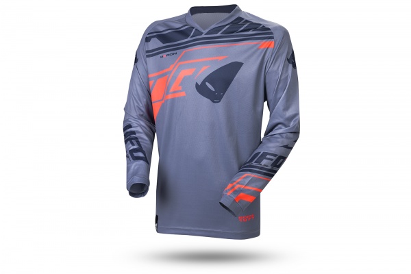 Motocross Heron jersey grey and orange - NEW PRODUCTS - MG04492-C - UFO Plast