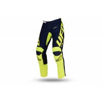 Motocross Kimura pants for kids blue and neon yellow - KIDS - PI04495-NDFL - UFO Plast