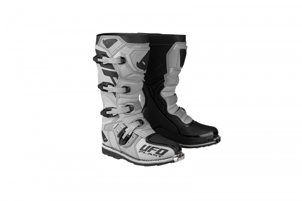 Motocross Obsidian boots black and grey - NEW PRODUCTS - BO006-E - UFO Plast