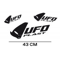 Adesivo logo Ufo plast 43 cm - ACCESSORI GARAGE - AD01921 - UFO Plast