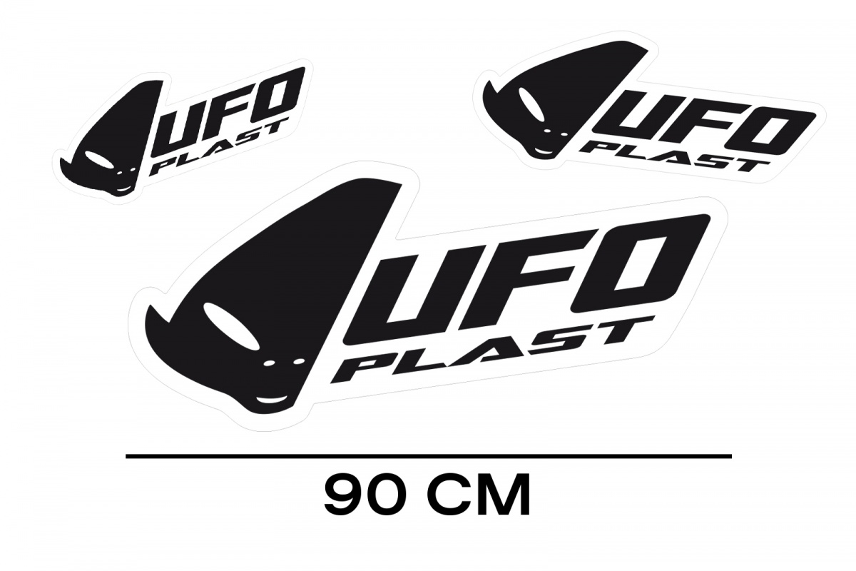 Adesivo logo Ufo Plast 90 cm - ACCESSORI GARAGE - AD01923 - UFO Plast