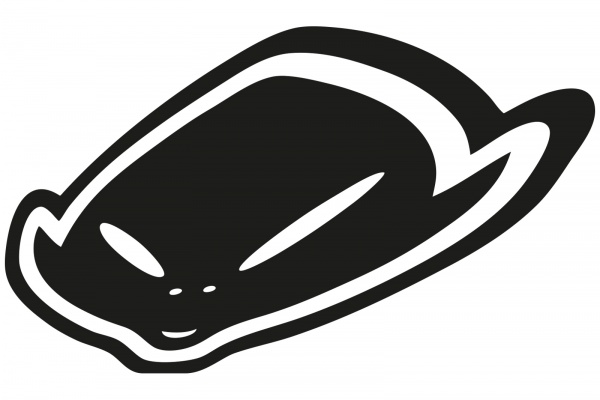 Ufo alien logo decal 50 cm - GARAGE ACCESSORIES - AD01924 - UFO Plast