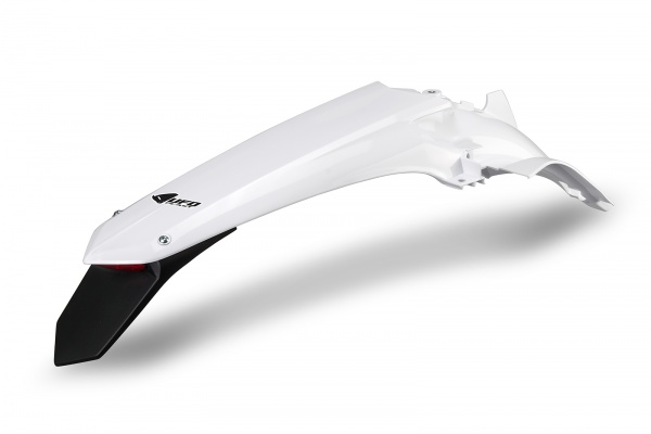 Parafango posteriore	enduro LED - bianco - Yamaha - PLASTICHE REPLICA - YA04878-046 - UFO Plast