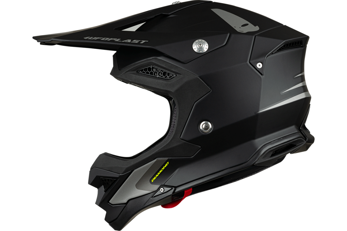 Motocross helmet Diamond black - NEW PRODUCTS - He053 - UFO Plast