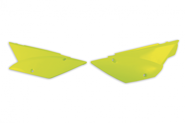 Side panels - neon yellow - Kawasaki - REPLICA PLASTICS - KA04717-DFLU - UFO Plast