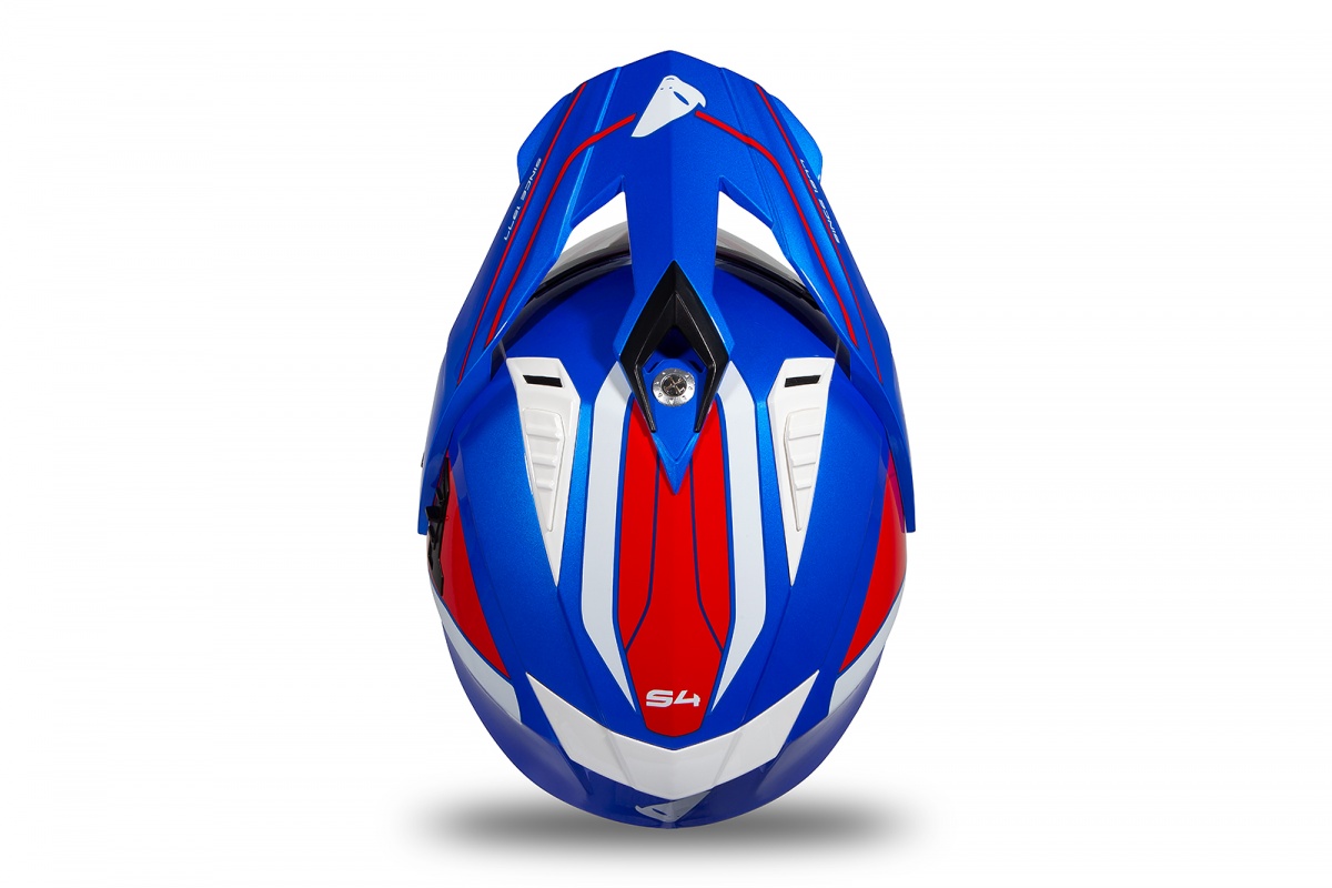 Motocross Enduro helmet Aries black and red glossy - Ufo Plast
