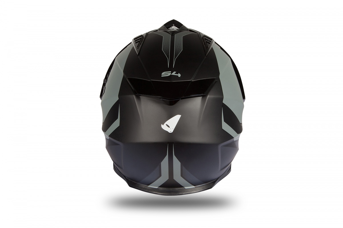 Motocross Enduro helmet Aries black and grey matt - Helmets - HE180 - UFO Plast