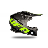 Motocross helmet Intrepid grey and neon yellow glossy - Helmets - HE173 - UFO Plast
