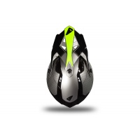 Motocross helmet Intrepid grey and neon yellow glossy - Helmets - HE173 - UFO Plast