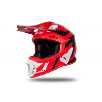 Motocross helmet Intrepid red and black glossy - Helmets - HE172 - UFO Plast