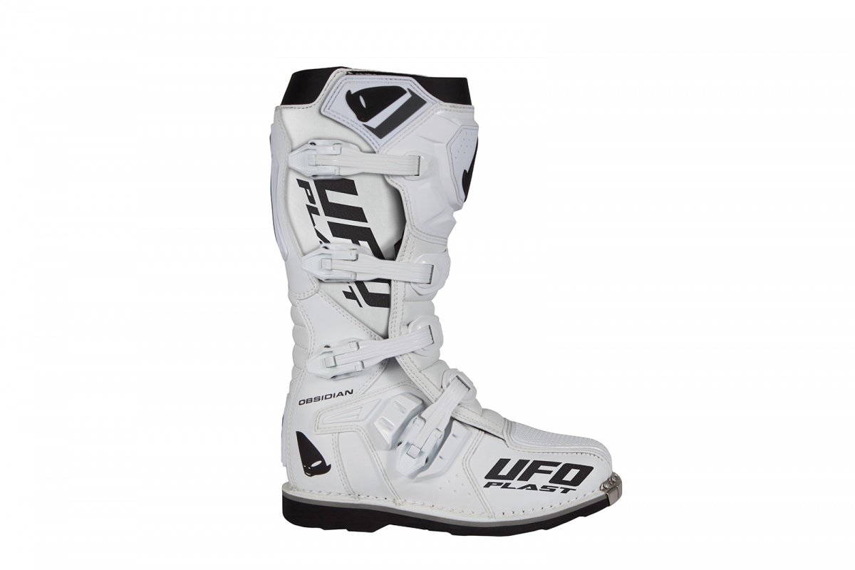 Motocross Obsidian boots white - Boots - BO009-W - UFO Plast