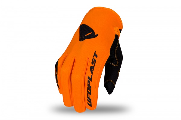Guanti motocross Skill da bambino arancio fluo - Kids gear and protection - GU04533-FFLU - UFO Plast