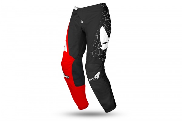 Motocross Tecno pants black and red - NEW PRODUCTS - PI04524-K - UFO Plast