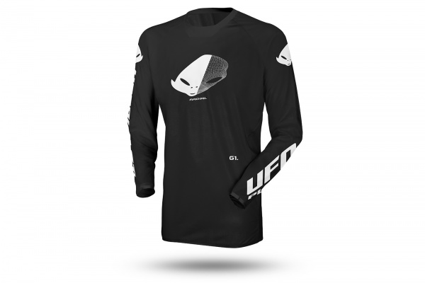Motocross Radial jersey black - 2023 COLLECTION - MG04527-K - UFO Plast
