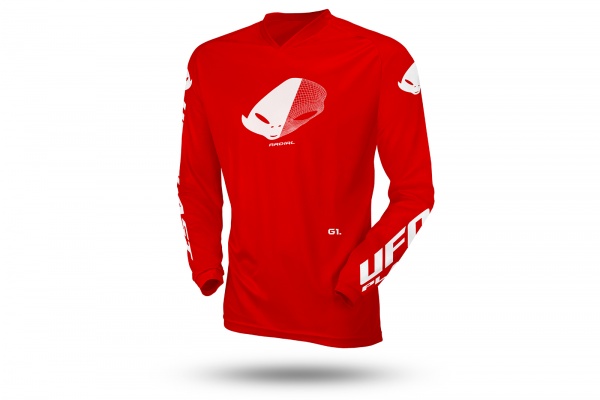 Motocross Radial jersey for kids red - NEW PRODUCTS - MG04531-B - UFO Plast