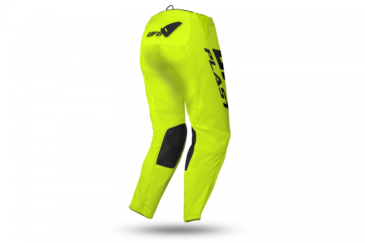 Pantalone Motocross Radial da bambino giallo fluo - Ufo Plast