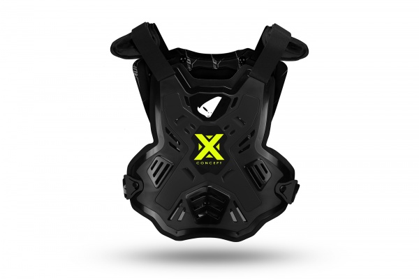 Pettorina Motocross X-Concept senza spalline nero - PROTEZIONI - BP03001-KK - UFO Plast