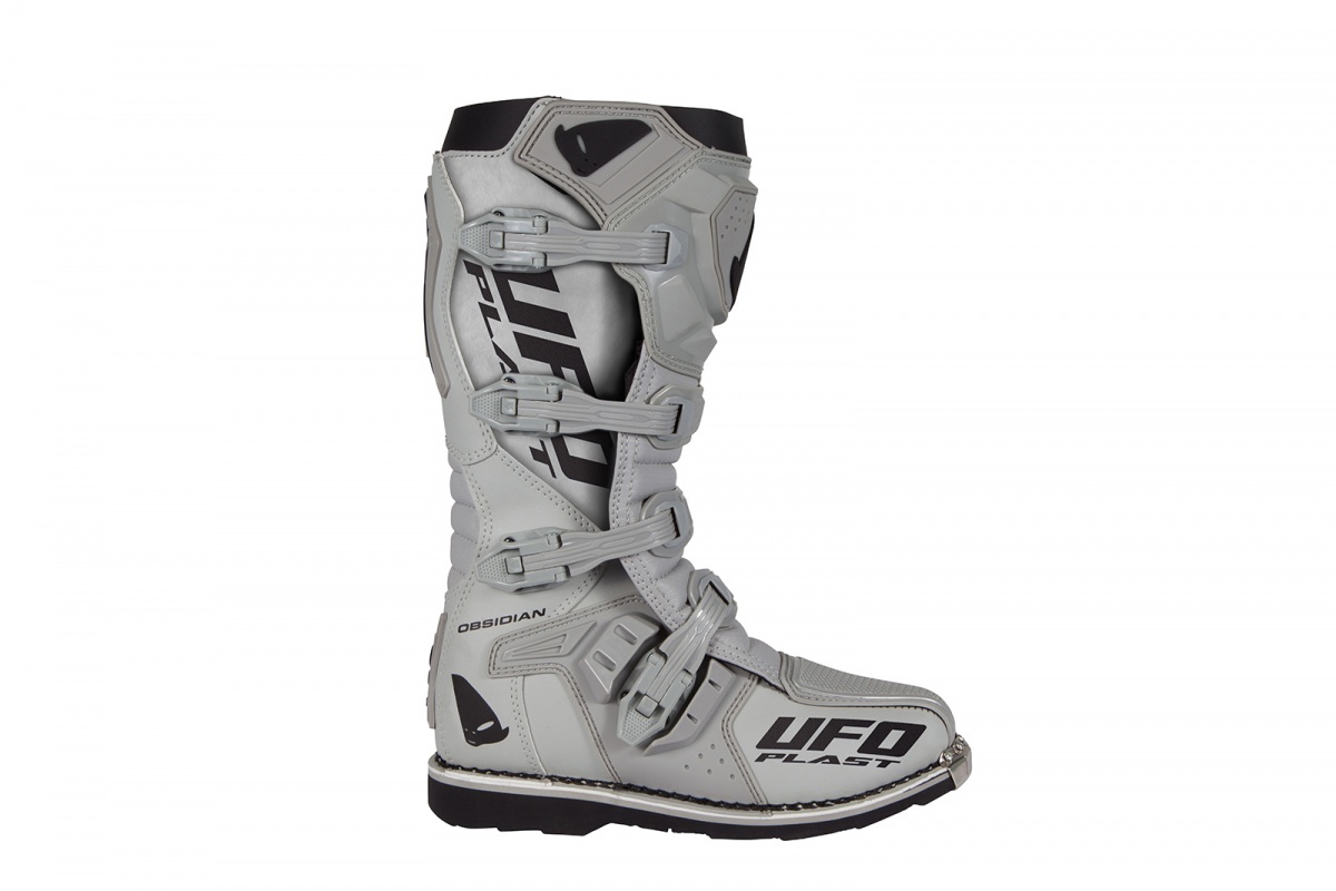 Motocross Obsidian boots grey - Boots - BO009-E - UFO Plast