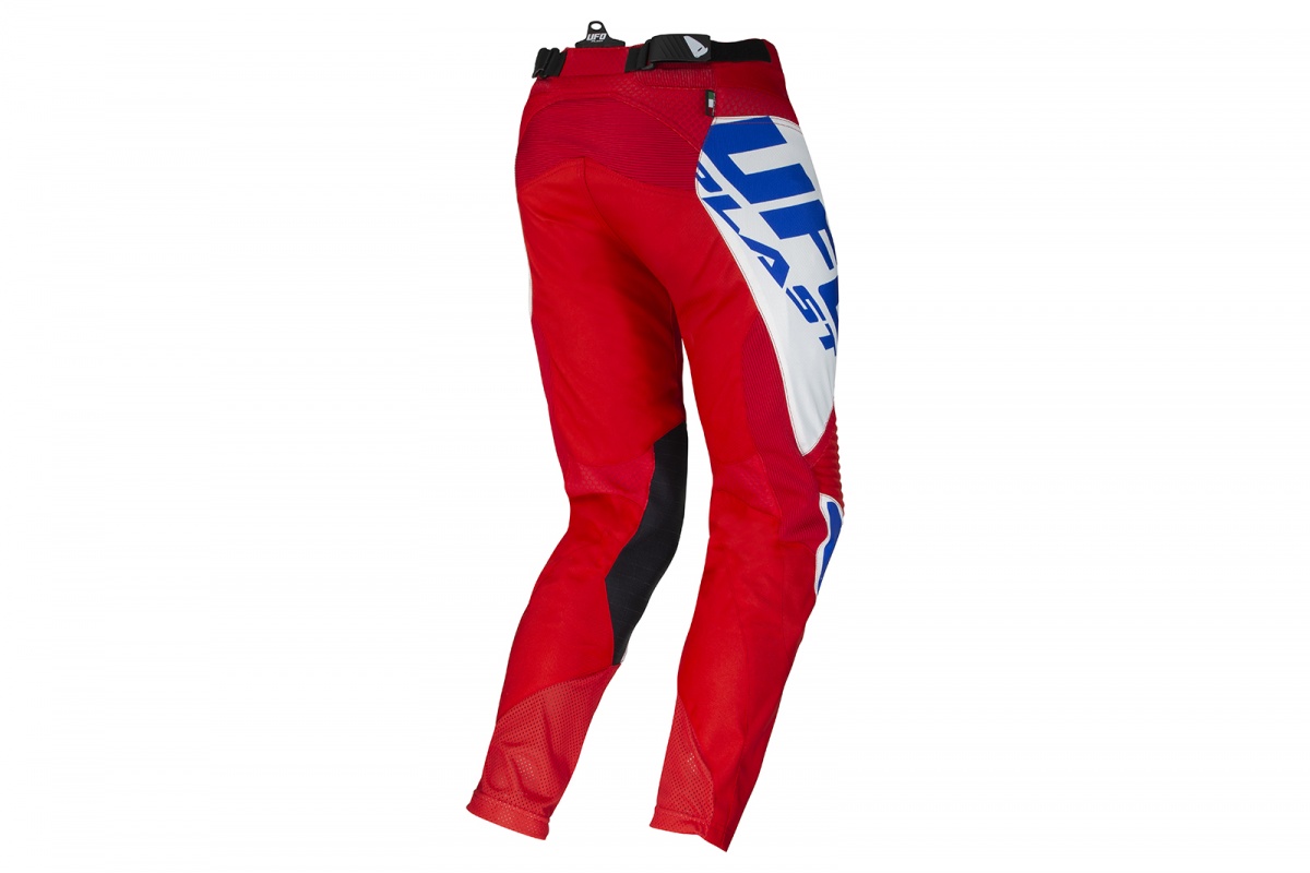 Pantaloni Motocross Genesis rosso e blu - Pantaloni - PI04539-BC - UFO Plast