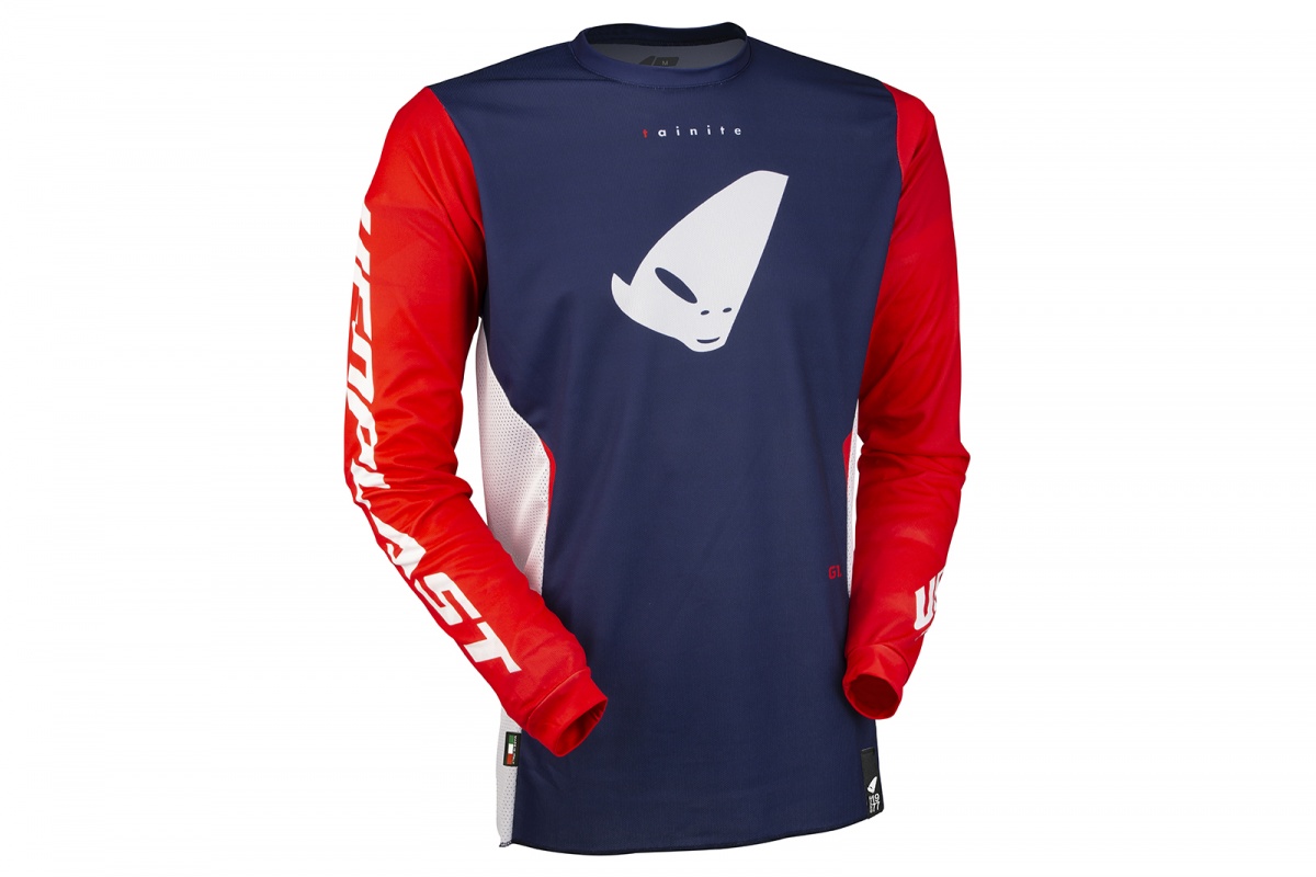 Motocross Tainite jersey blue and red - Jersey - MG04538-NB - UFO Plast