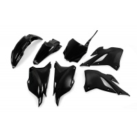 Kit Plastiche nero per Kawasaki KX 85 (2022-25) - KX 112 (2022-25) - PLASTICHE REPLICA - KAKIT229-001 - Ufo Plast