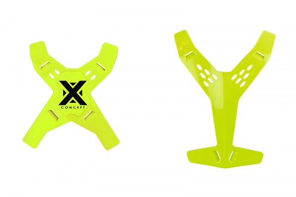 X ed Y giallo fluo ricambio per X-Concept - PROTEZIONI - BP03503-DFLU - UFO Plast