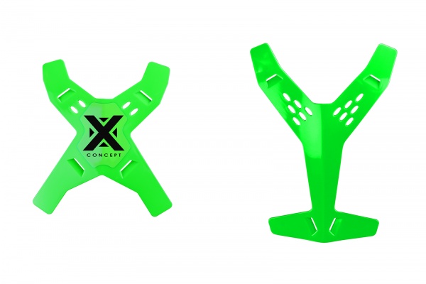 X ed Y verde fluo ricambio per X-Concept - PROTEZIONI - BP03503-AFLU - UFO Plast