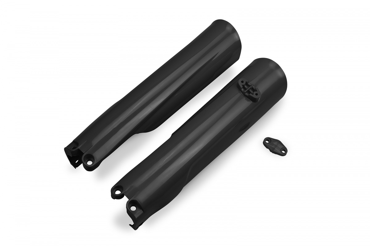 Fork Slider Protectors black for Ktm SX 250/XC 250 - SX 125/XC 125 - SX 150 - EXC 150/XC W150 / XC W150TPI - EXC 250/XC W250....