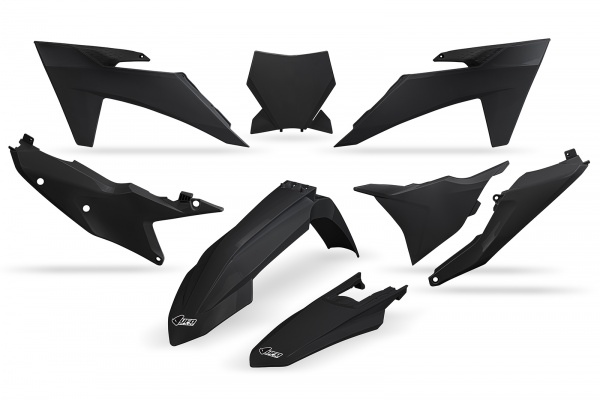 Kit Plastiche nero compatibile Ktm SX 250/XC 250 - SX 125/XC 125 - SX-F 350/XCF 350 - SX-F 450/XCF 450 - SX 300/XC 300 - SX-....