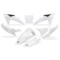 Plastic Kit white 20-25 compatible Ktm SX 250/XC 250 - SX 125/XC 125 - SX-F 350/XCF 350 - SX-F 450/XCF 450 - SX 300/XC 300 -....