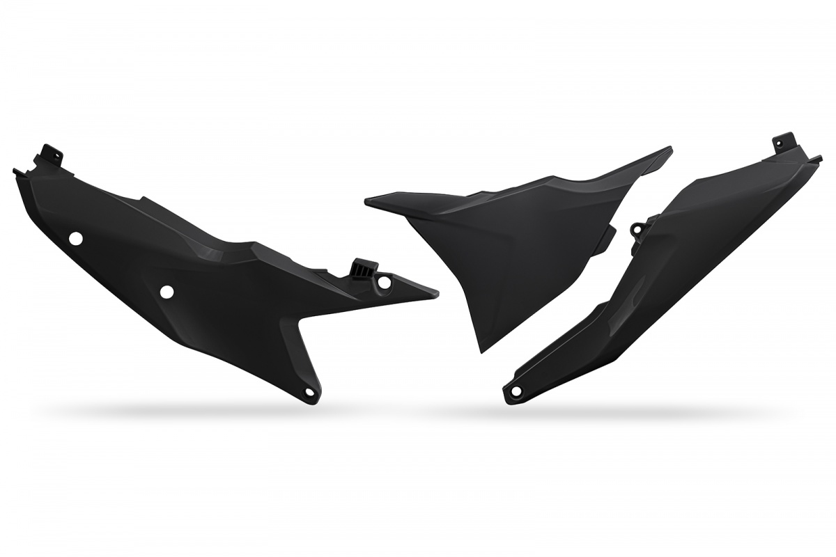 Side Panels black for Ktm SX 250/XC 250 - SX 125/XC 125 - SX 150 - EXC 150/XC W150 / XC W150TPI - EXC 250/XC W250 - EXC-F 25....