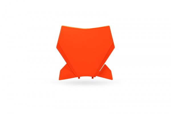 Portanumero anteriore - arancio fluoro - Ktm - PLASTICHE REPLICA - KT05013-FFLU - UFO Plast