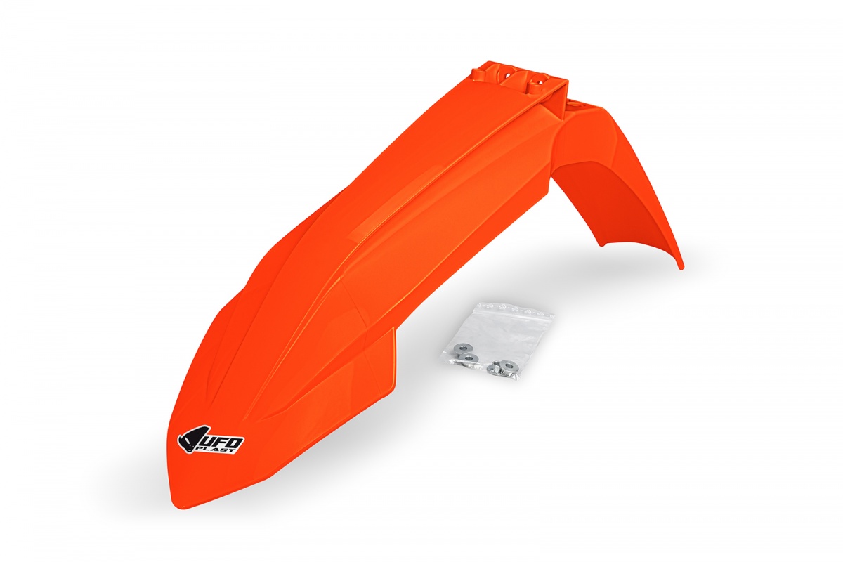 Front Fenders neon orange compatible Ktm SX 250/XC 250 - SX 125/XC 125 - SX 150 - EXC 150/XC W150 / XC W150TPI - EXC 250/XC ....