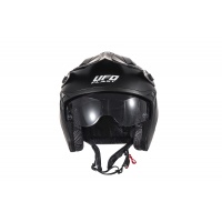 Sheratan cross jet helmet black - Helmets - HE13002-K - UFO Plast