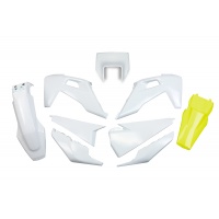 Plastic kit with headlight Husqvarna - OEM 23 - REPLICA PLASTICS - HUKIT623-999D - UFO Plast