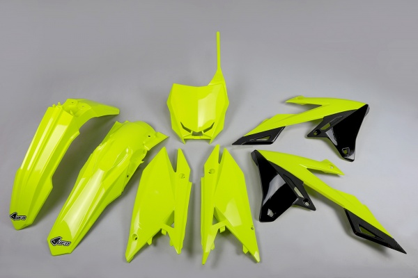 Kit plastiche Suzuki - giallo fluo - PLASTICHE REPLICA - SUKIT418-DFLU - UFO Plast