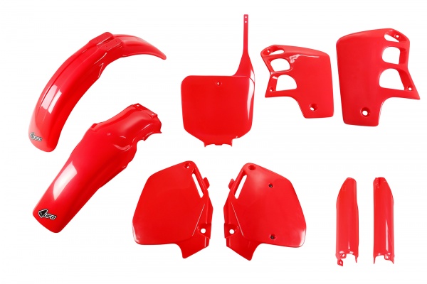 Full kit plastiche Honda - rosso - PLASTICHE REPLICA - HOKIT089F-067 - UFO Plast