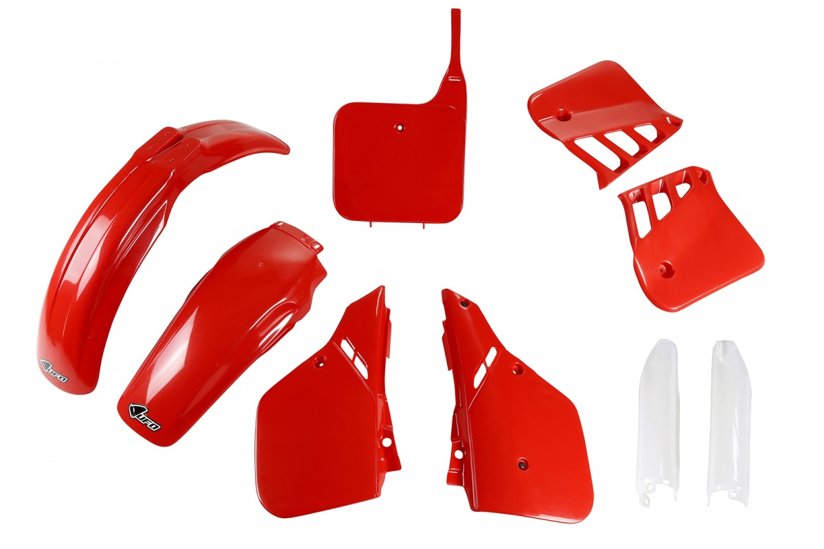 Full Kit Plastiche rosso per Honda CR 250 (1987) - PLASTICHE REPLICA - HOKIT093F-061 - Ufo Plast