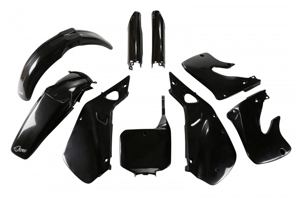 Full plastic kit Honda - black - REPLICA PLASTICS - HOKIT094F-001 - UFO Plast